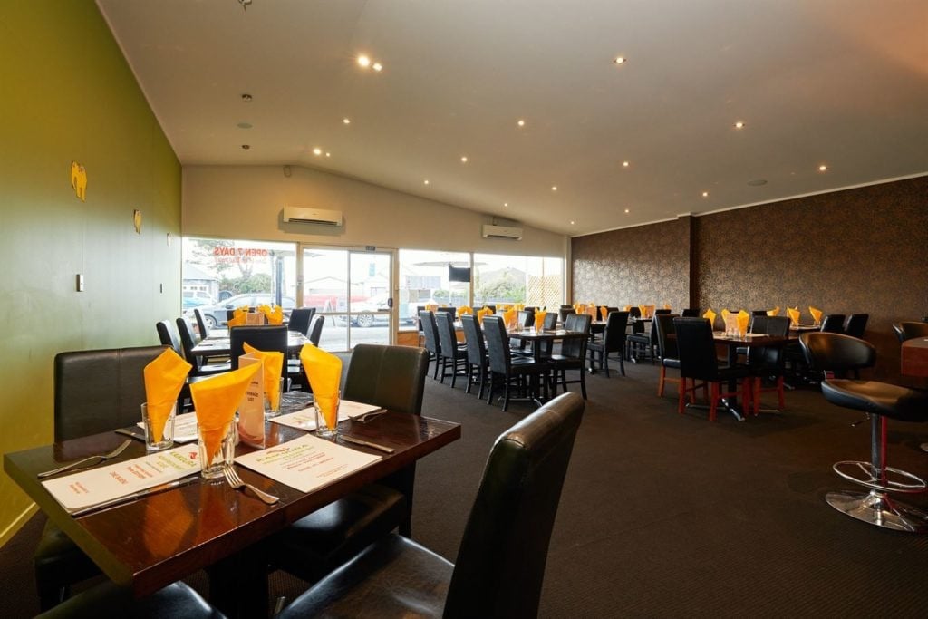Inside Kaikoura Indian Restaurant & Cafe